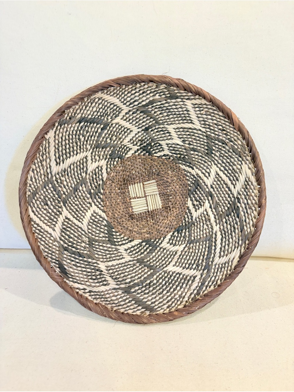 NEW Africa Woven Basket. Made by the Binga people of Zambia/Zimbabwe